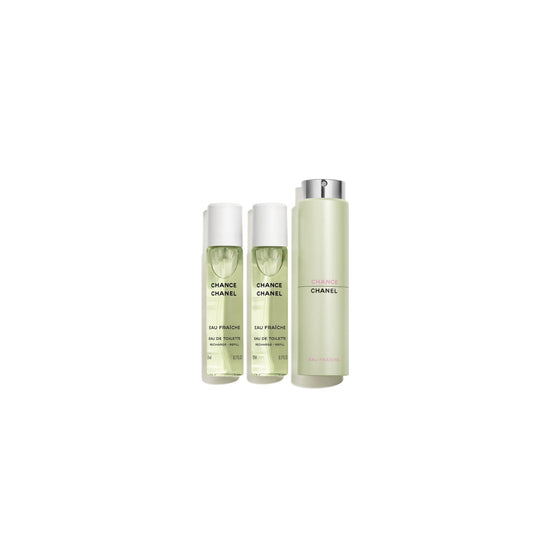 Chance Eau Fraiche Twist & Spray Refillable Bottle - 3x20ml