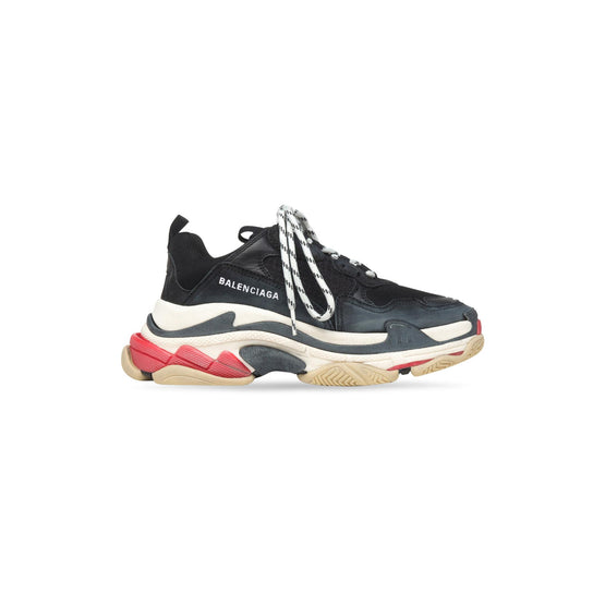 Women's Ts Blk Upper Tricolor Sole - Black/White/Red