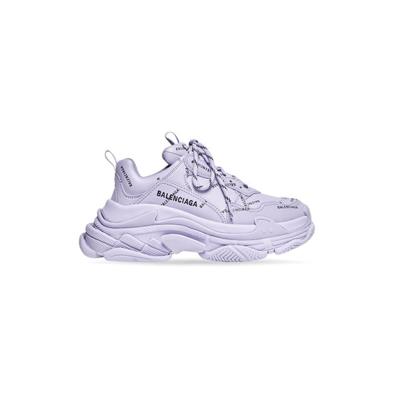 Women's Triple S Allover Logo/Lf/Not W - Lilac/Black