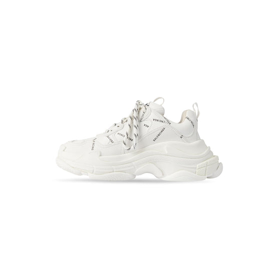 Women's Triple S Allover Logo/Lf/Not W - White/Black