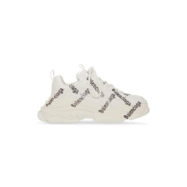 Women's Triple S Logotype/Recyc L/Nw - White/Black