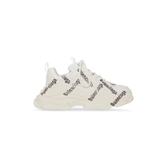 Women's Triple S Logotype/Recyc L/Nw - White/Black
