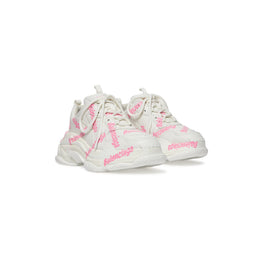 Women's Triple S Logotype/Recyc L/Nw - White/Pink