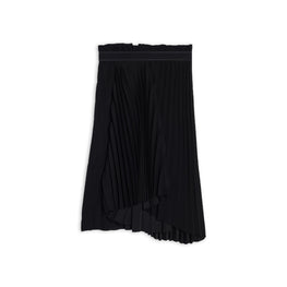 Women's Fancy Pleated Skirt - Black