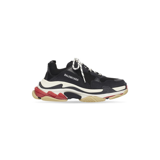 Men's Ts Black Upper Tricolor Sole - Black/White/Red