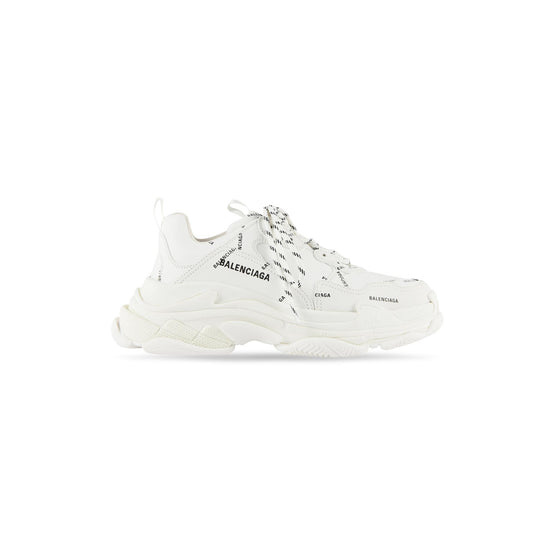 Men's Triple S Allover Logo/Lf/Not W - White/Black