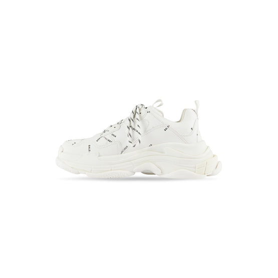 Men's Triple S Allover Logo/Lf/Not W - White/Black