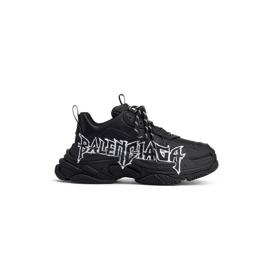 Men's Triple S Lny Print/W - Black/White