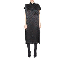 Women's Rawcut Sleeve Dress - Black