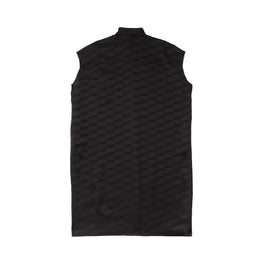 Women's Rawcut Sleeves Dress - Black