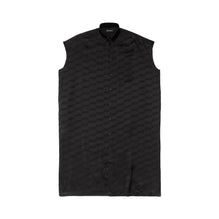 Women's Rawcut Sleeves Dress - Black