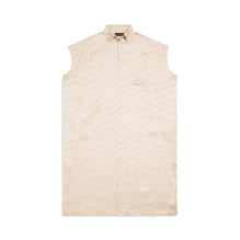 Women's Rawcut Sleeves Dress - Champagne Beige