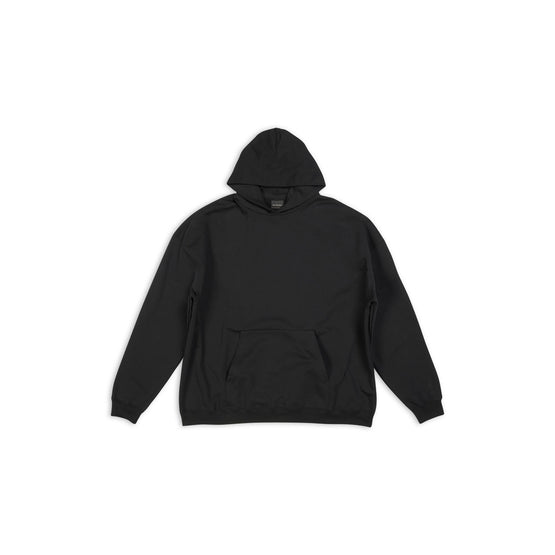 Men's Large Fit Hoodie - Black/White