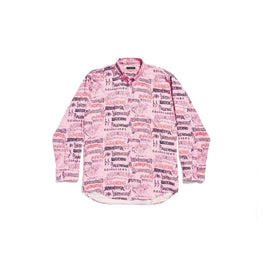 Women's L/S Large Fit Shirt - Pink