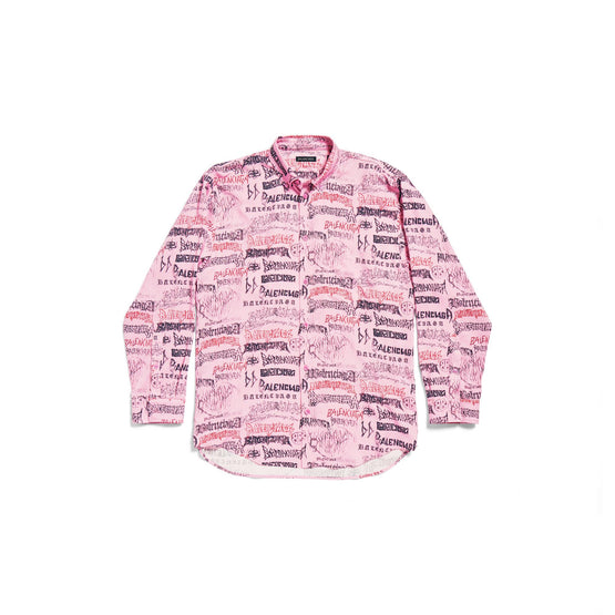 Women's L/S Large Fit Shirt - Pink