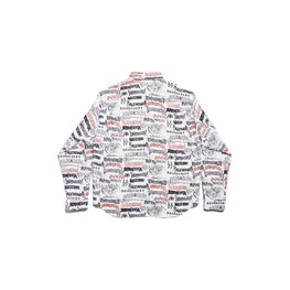 Men's L/S Large Fit Shirt - White