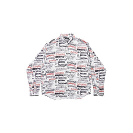 Men's L/S Large Fit Shirt - White