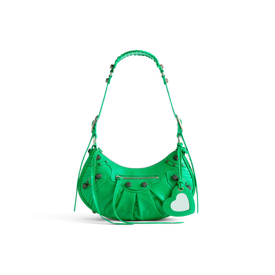 Women's Le Cagole Shoulder Bag S - Vivid Green