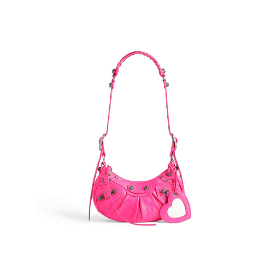 Women's Le Cagole Shoulder Bag Xs - Fluo Pink