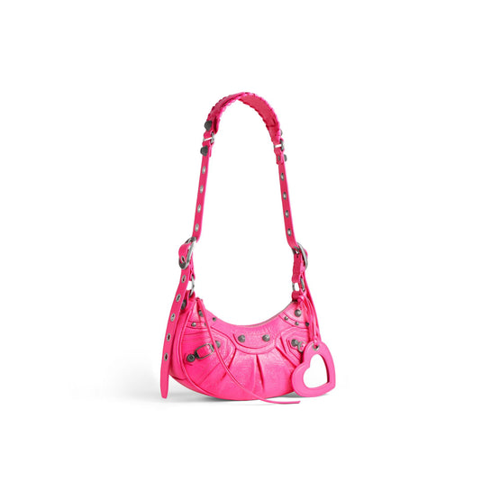 Women's Le Cagole Shoulder Bag Xs - Fluo Pink