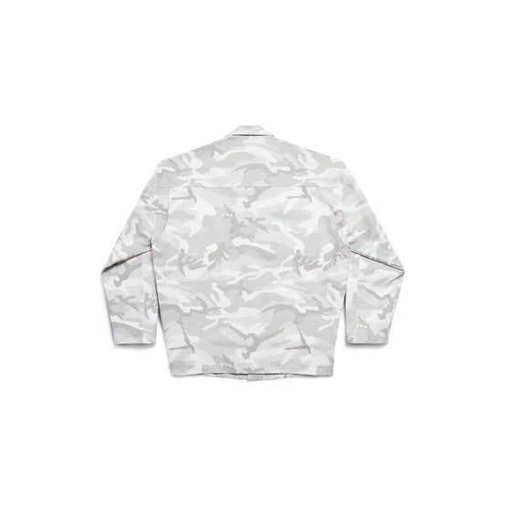 Men's Cargo Shirt - Light Grey