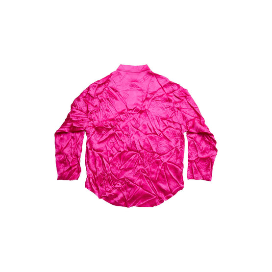 Women's L/S Minimal Shirt - Lipstick Pink
