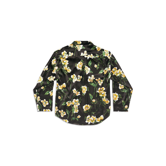 Women's L/S Minimal Shirt - Black/Yellow