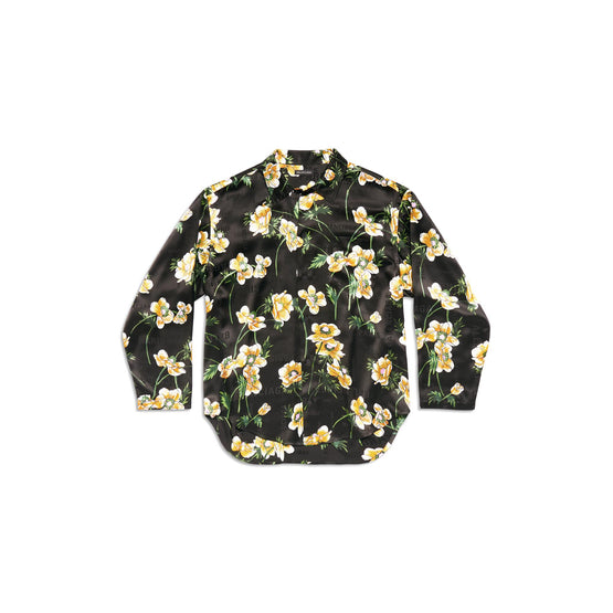 Women's L/S Minimal Shirt - Black/Yellow
