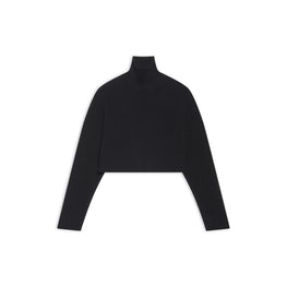 Women's Cropped Sweater - Black W