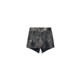 Women's Mini Cut Up Skirt - Black