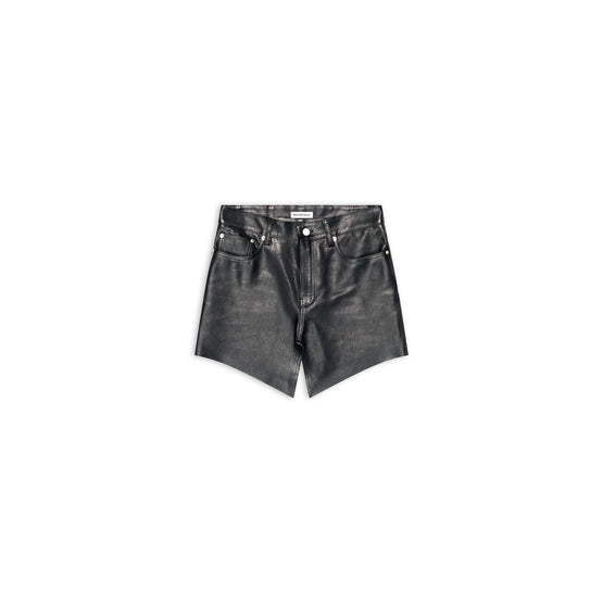 Women's Mini Cut Up Skirt - Black