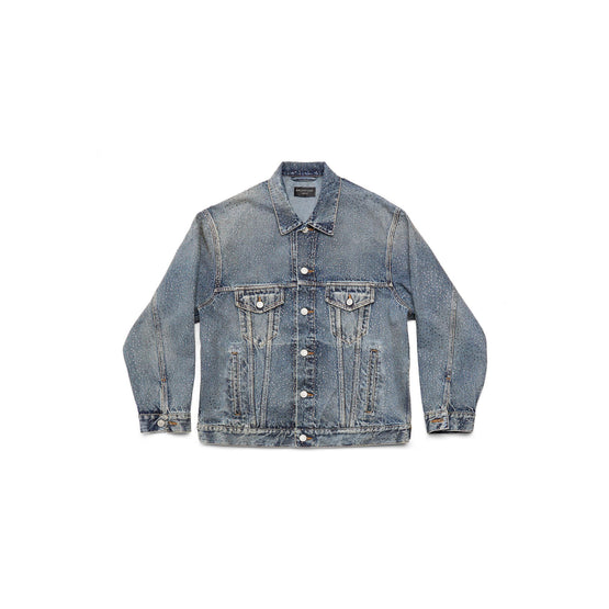 Men's Large Fit Jacket - Pale Blue