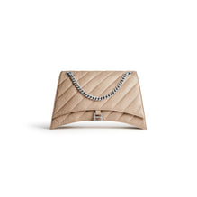 Women's Crush Chain Bag L - Warm Beige