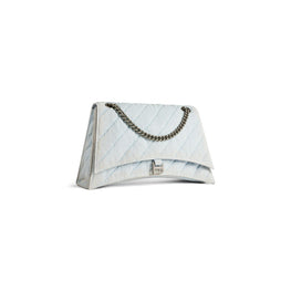 Women's Crush Chain Bag L - Pale Blue