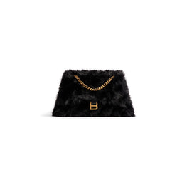 Women's Crush Chain Bag M - Black