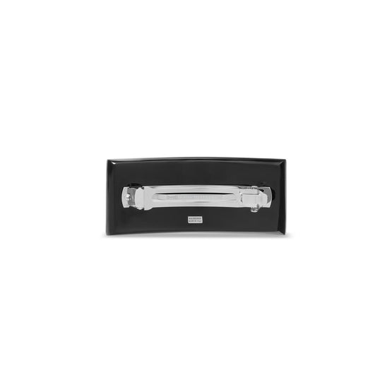 Women's Bb Icon Hair Clip - Black/Shiny Silver