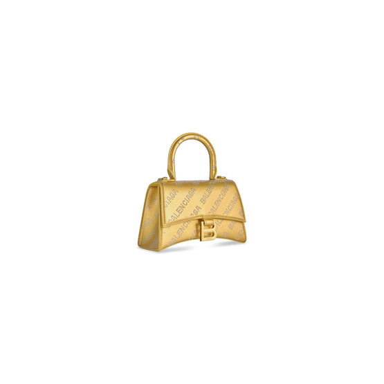 Women's Hourglass Top Handle  Xs Aj - Light Gold/W Crystal