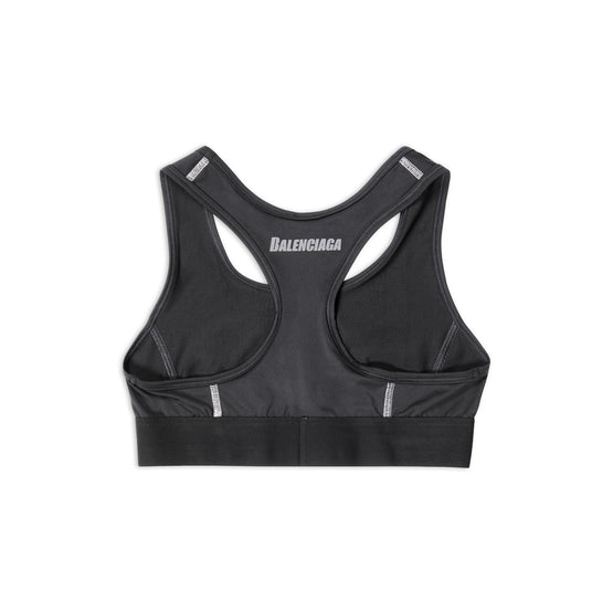 Women's Sporty Bra - Black/Grey