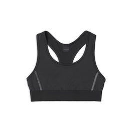 Women's Sporty Bra - Black/Grey