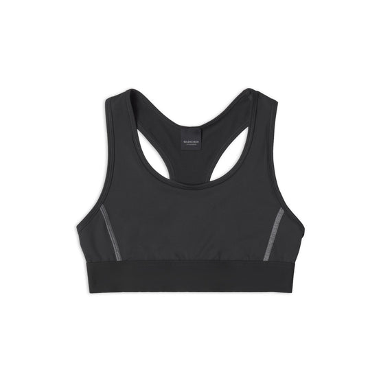 Women's Sporty Bra - Black/Grey