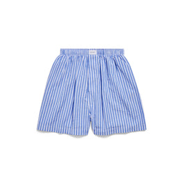 Men's Pyjama Shorts - Light Blue/White