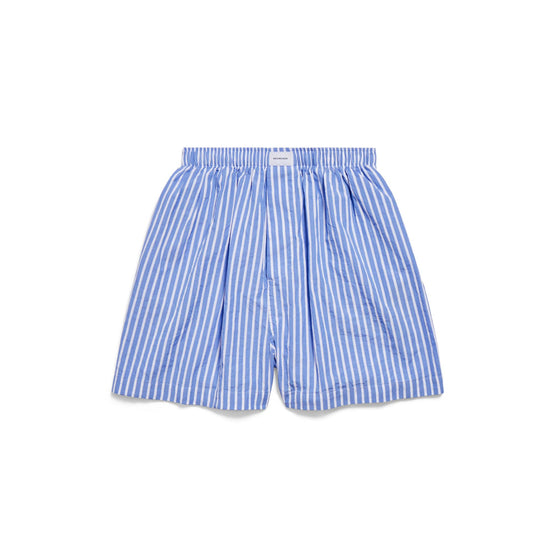 Men's Pyjama Shorts - Light Blue/White
