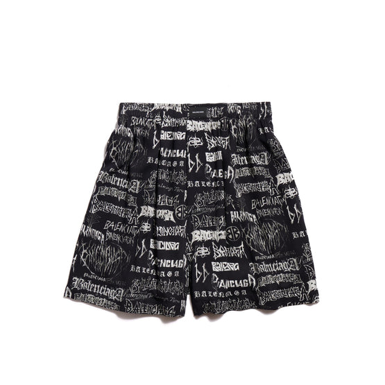 Men's Pyjama Shorts - Black