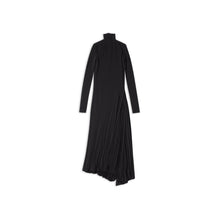 Women's Twisted Slit Dress - Black