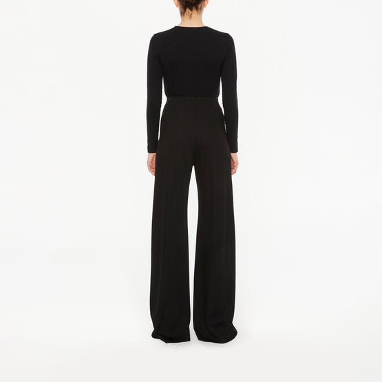 Women's Palazzo Pants - Black