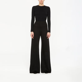 Women's Palazzo Pants - Black
