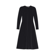 Women's A-Line Crewneck Dress - Black