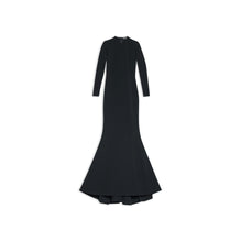 Women's Maxi Mermaid Gown - Black