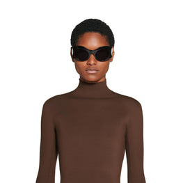 Women's Hourglass Round 0256S - Dark Havana