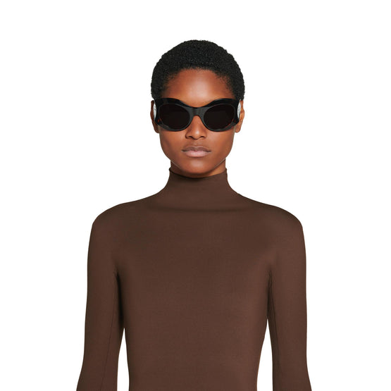 Women's Hourglass Round 0256S - Dark Havana